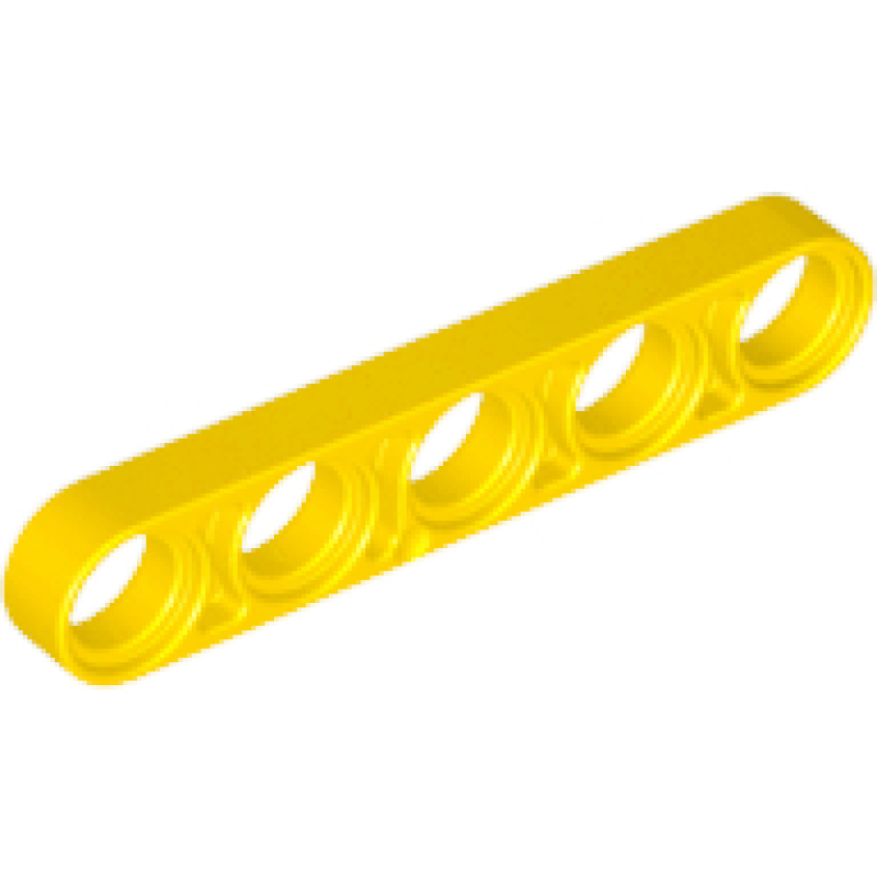Technic, Hefbalk Dun 1x5 Yellow